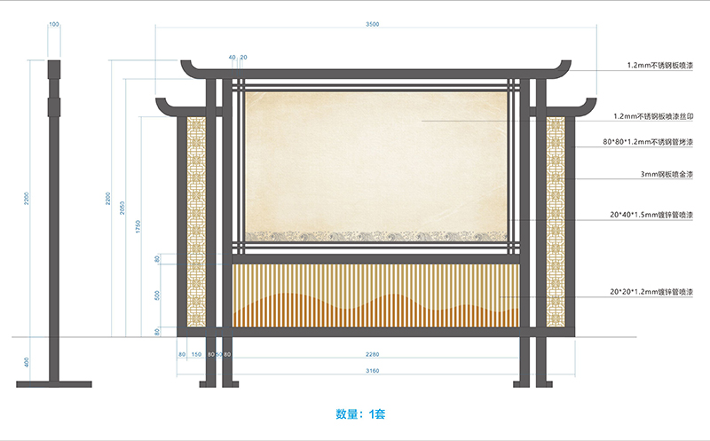 豐縣梁寨程子書院各類導(dǎo)視牌設(shè)計